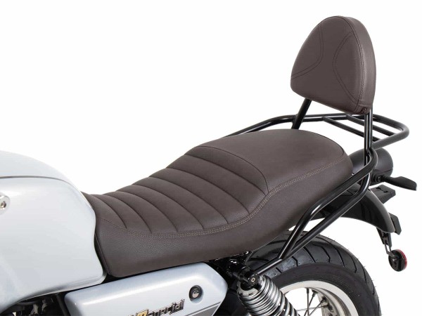 Sissybar met bagagerek bruin voor Moto Guzzi V7 850 Special/Stone/Centenario (21-)