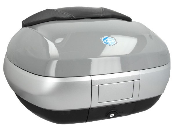 Topkoffer 50 l, zilver (grigio Mouse 715/C) voor Piaggio MP3 400 / 500 HPE 2020-2021