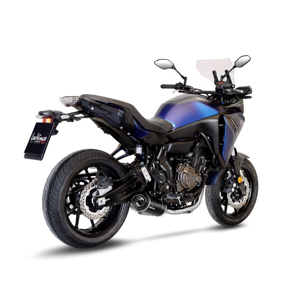 LeoVince compleet systeem LV One Evo voor Yamaha Tracer 7 /GT, carbon, E-certificaat