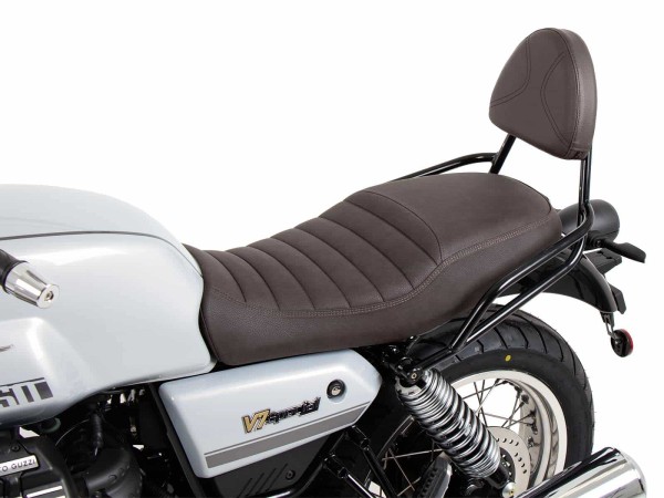 Sissybar zonder bagagerek bruin voor Moto Guzzi V7 850 Special/Stone/Centenario (21-)